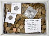 Wheat Cents, Barber Dimes (5),