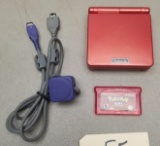 Gameboy Advance SP, Pokemon Ruby, & Trading Cable