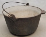 Large Enamel Coated Cast Iron Pot