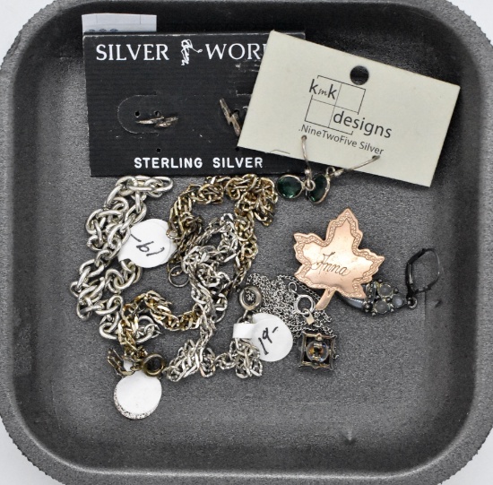 Misc. Jewelry, Some Sterling.