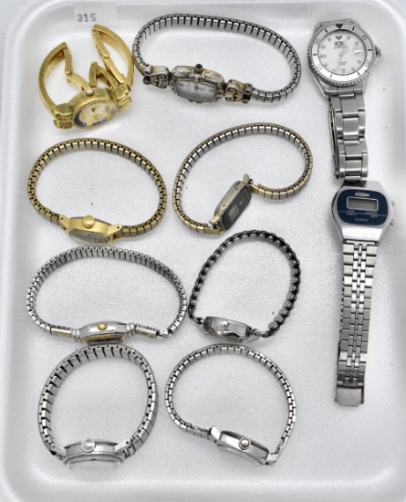 Ladies Watches (10) as is,