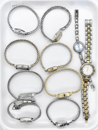 Ladies Watches (10) as is,