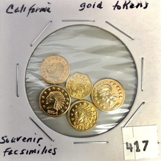 California Gold Tokens (copies)