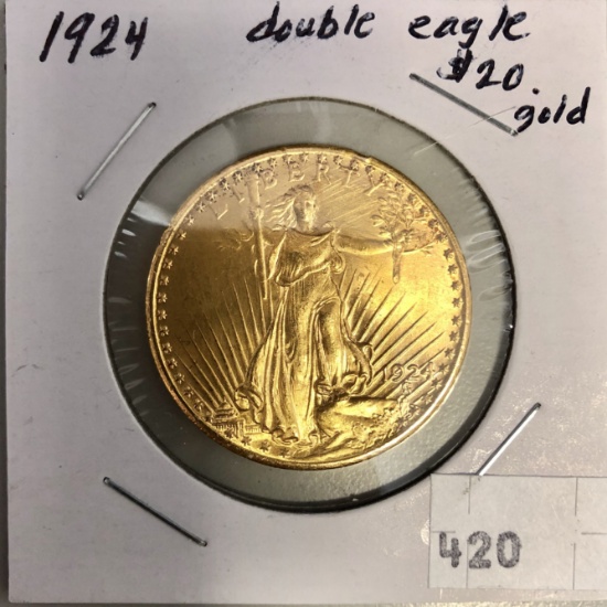 Double Eagle, gold,