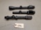 (3)  Bushnell Rifle Scopes