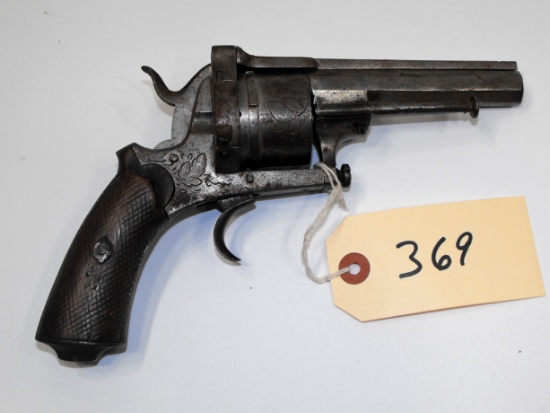 Belgium 44 Cal Pinfire Revolver