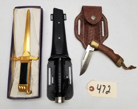 3 - Assorted Novelty Knives
