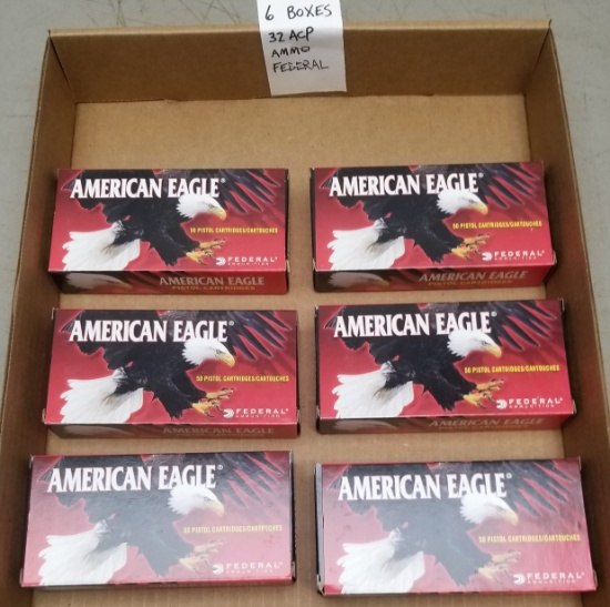 300 Rounds of Federal 32 ACP Ammo