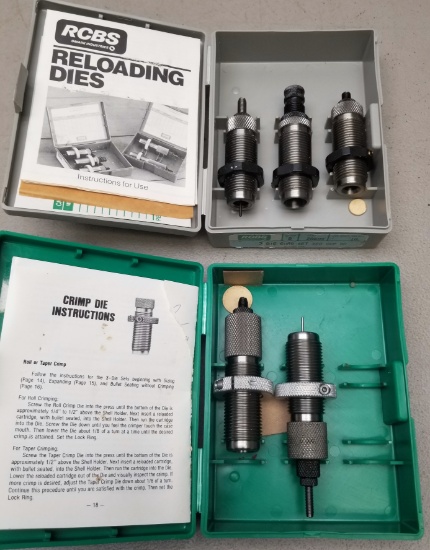 .380 ACP & 22/250 RCBS Reloading Die Sets
