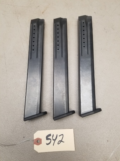 (3) Like New Ruger SR9/40 30RD Mags