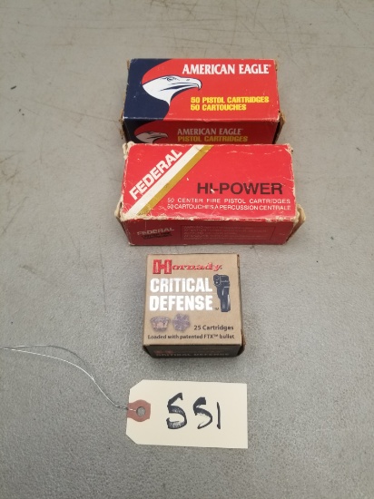 125 Rounds of assorted .357 Magnum Bullets