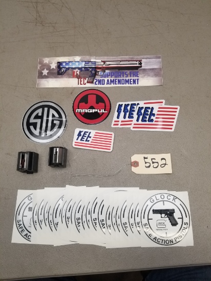 (2) 10 Rd 10/22 Ruger Mags & 28 Stickers
