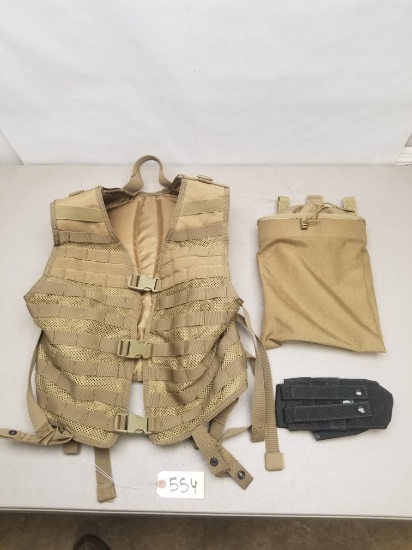 Like New Tactical Vest & Pouches