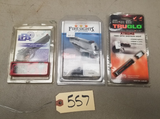(3) New Fiber Optic Sight Sets