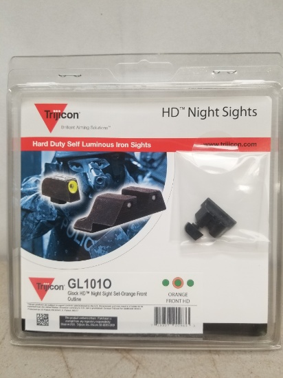 New Trijicon GL101O Orange Front Night Sights