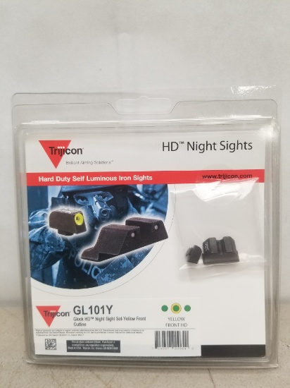 New Trijicon GL101Y Yellow Front Night Sights