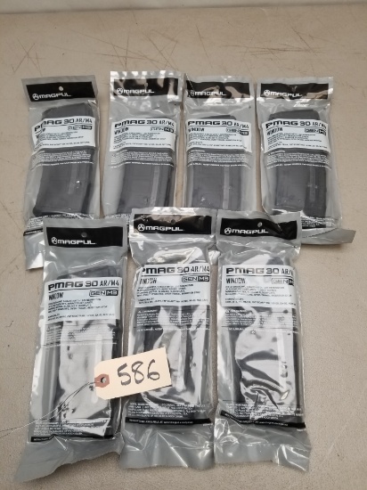 (7) New Magpul 30 Rd AR/M4 Mags W/ Windows