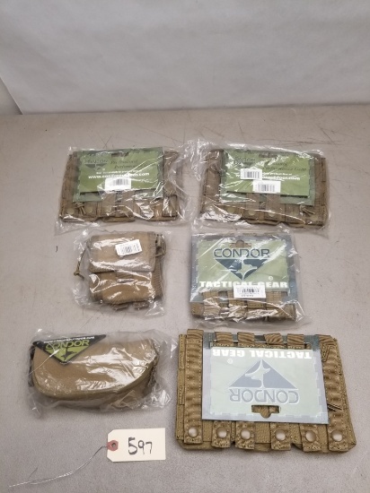 (6) New Condor Mag Pouches & more