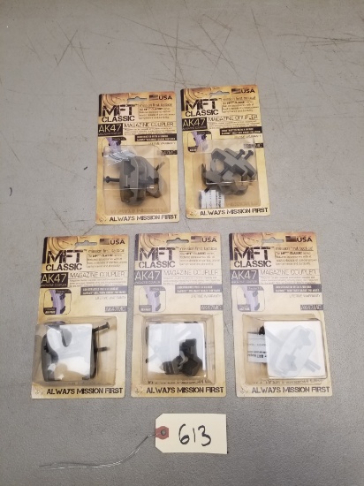 (5) New MFT Tan AK-47 Magazine Coupler Sets