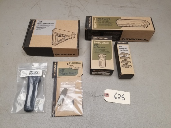 (6) New Tan Magpul AR Stock Accessories