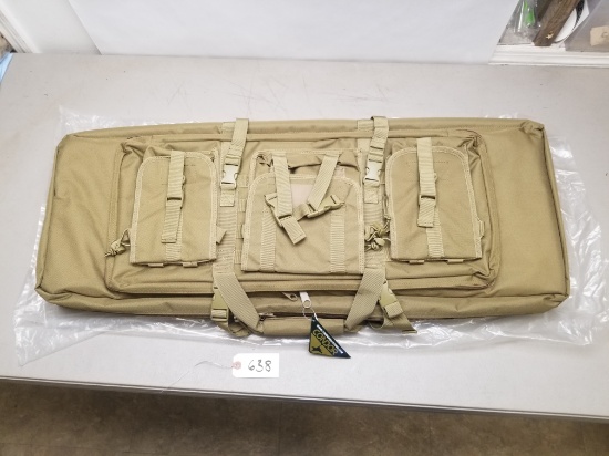 New Condor 36" Tan Tactical Double Rifle Case