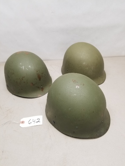 (3) US Military Helmet Inserts