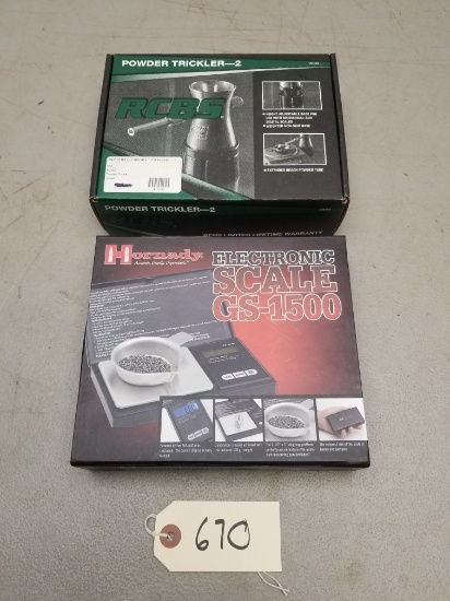 Hornady GS-1500 Electronic Scale & Powder Trickler