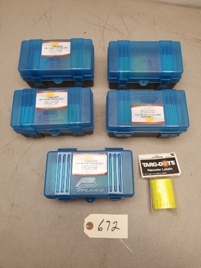 (5) New Plano 30 Round Cartridge Cases