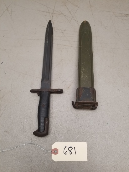 US R.I.A. Marked 1906 Bayonet