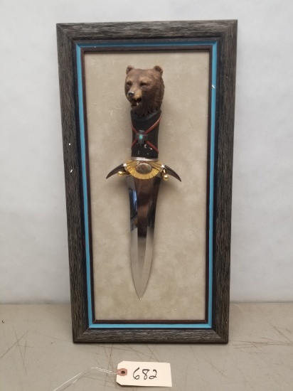 New Novelty Bear Head Knife Display