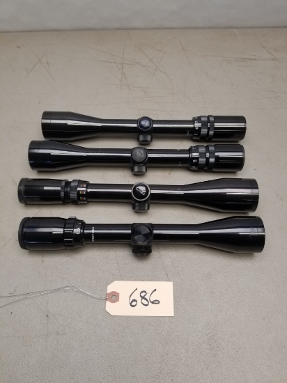 (4) Busnell Sportview Riflescopes