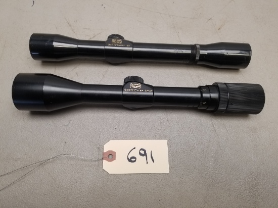 (2) Bushnell Scope Chief Rifle Scopes