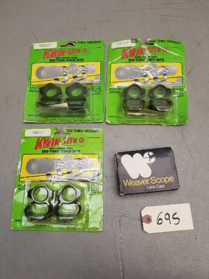 New Weaver & Kwik-Site Scope Rings