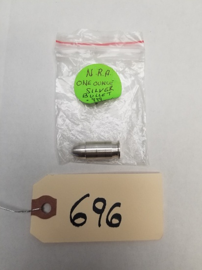 NRA One Ounce .999 Silver Bullet