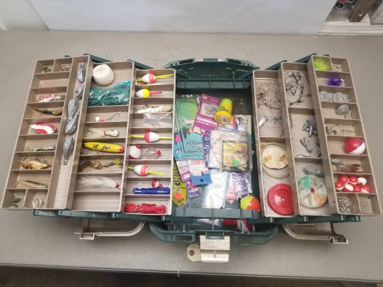 Fully Loaded Fishing Tackle Box