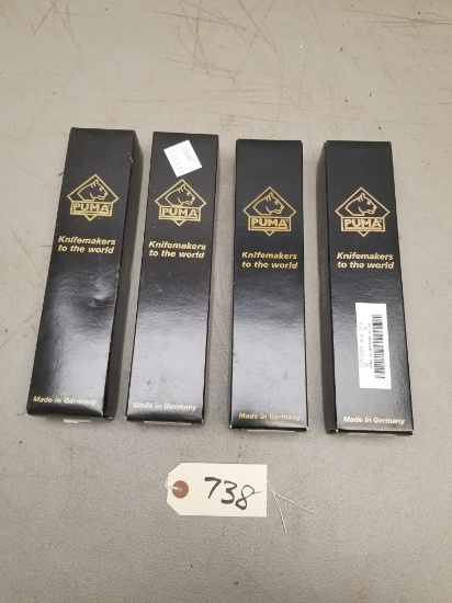 (7) Empty Puma Knife Boxes