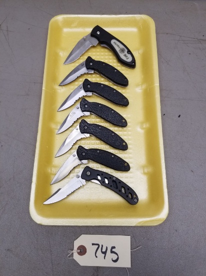 (7) New Assorted Folding Knives