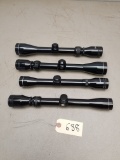 (4) Assorted Tasco Rifle Scopes