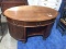Early Wooden Oval Desk