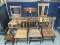 Lot of (7) Wooden Chairs