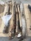 Lot of single trees, log roller and more