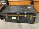 Navy Trunk with Clothing