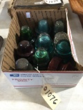 Tray Lot of Early Glass Insulators