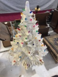 Early Ceramic Light Up Christmas Tree