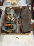 Lot with Early Slaw Board, Roller Skates & more