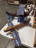 1 Metal & 1 Wooden Airplane
