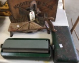 Stanley Miter Box & Oil Stone Knife Sharpener