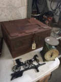 Early Kitchen Scales, Weathervane Piece, Army Box