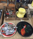 Large Lot Including Silverware, Tollware & More