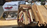 Large Lot with Hammers, Sledge Handles & More
